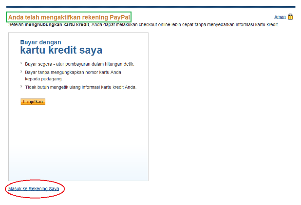 membuat akun paypal