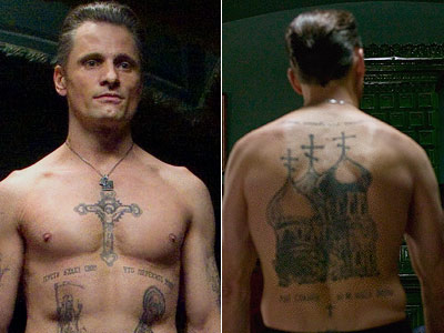 Without tattoos he does not exist Most Russian criminals carry a collection