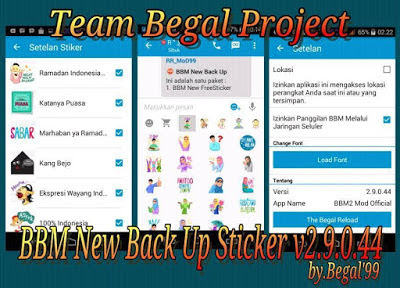 BBM Clone Free Sticker APK Terbaru