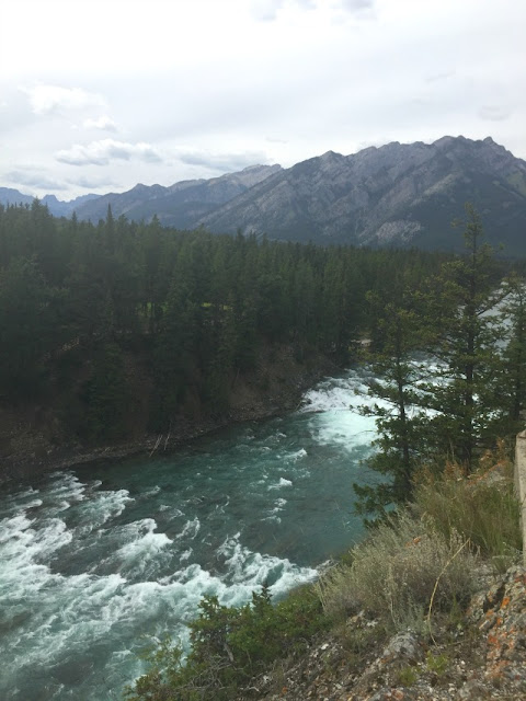 bow river, bowfalls, banff