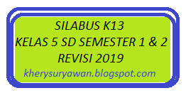 Silabus K13 Kelas 5 Sd Semester 1 2 Revisi 2020 Kherysuryawan Id