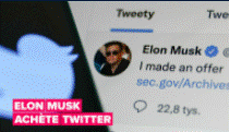 le profil d’Elon Musk sur Twitter