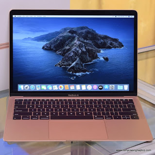 Jual Macbook Air 2019 Rose Gold Core i5 Fullset - Banyuwangi