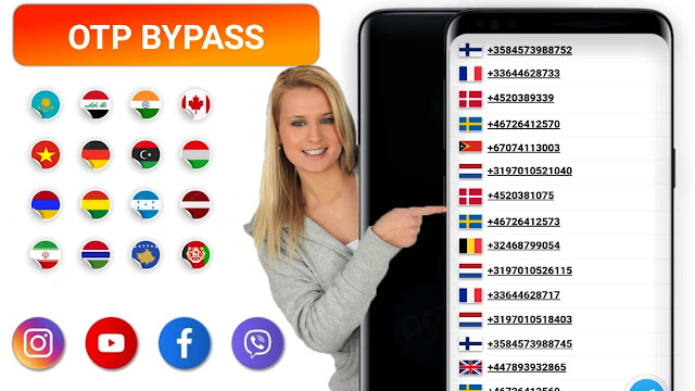 free 6 in country number | how to get virtual number for OTP bypass |
