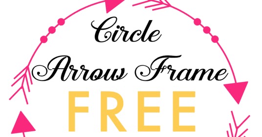Download Circle Arrow Frame Free Silhouette Studio Cut File Silhouette School