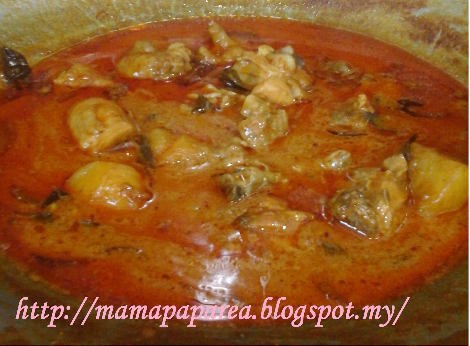 GULAI/KARI AYAM UTARA SIMPLE TAPI SANGAT SEDAP 