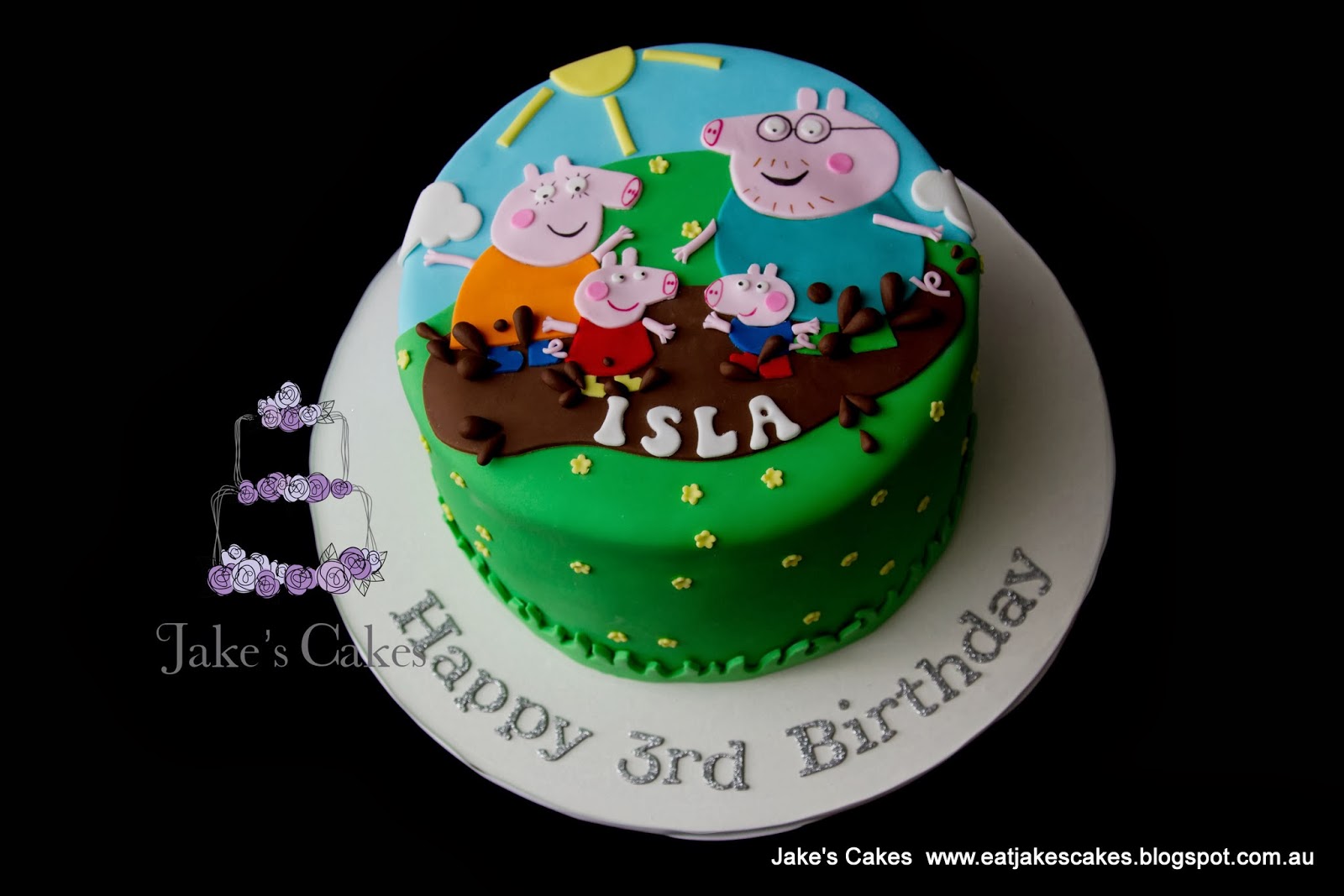 cake perth photo birthday Cakes: Peppa Pig Jake's Cake