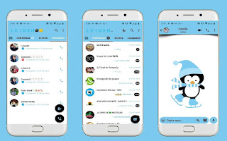 Pinguin Theme For YOWhatsApp & Fouad WhatsApp By Leidiane