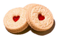 Jammy Dodger biscuits