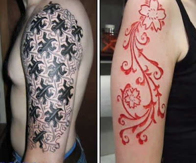 Weird Skin Burning Tattoos | painful Tattoos