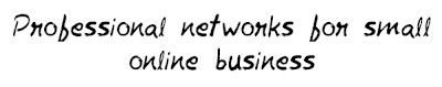 Professional networks for small online business MohitChar