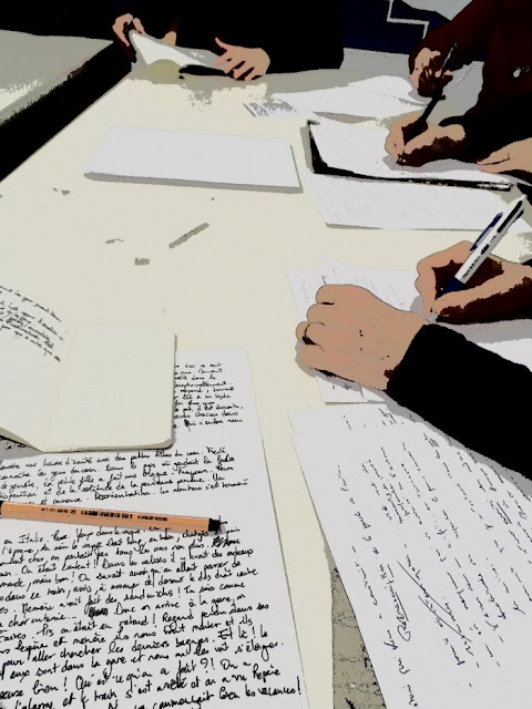 Participants de l'atelier d'écriture (Alcazar, Marseille)