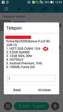 promo paket internet 3 2GB rp 12.0000