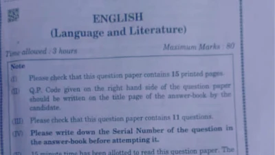 Swift Action Taken as West Bengal Board Class 10 English Question Papers | Spreading on Social Media