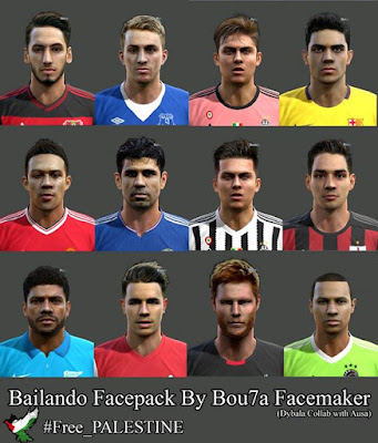 PES 2013 Bailando Facepack By Bou7a Facemaker