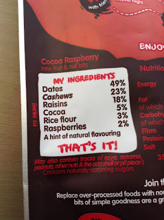 nakd posh bits: cocoa raspberry