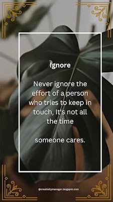 Ignore