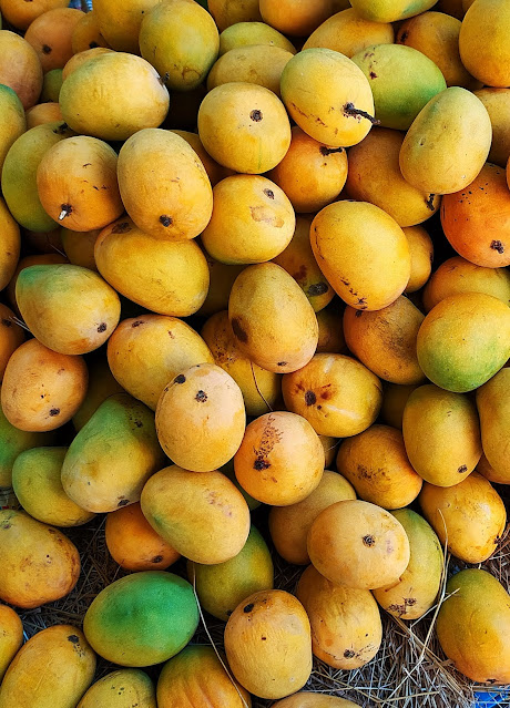 You know all the variety of mangoes by heart and when they're available.
