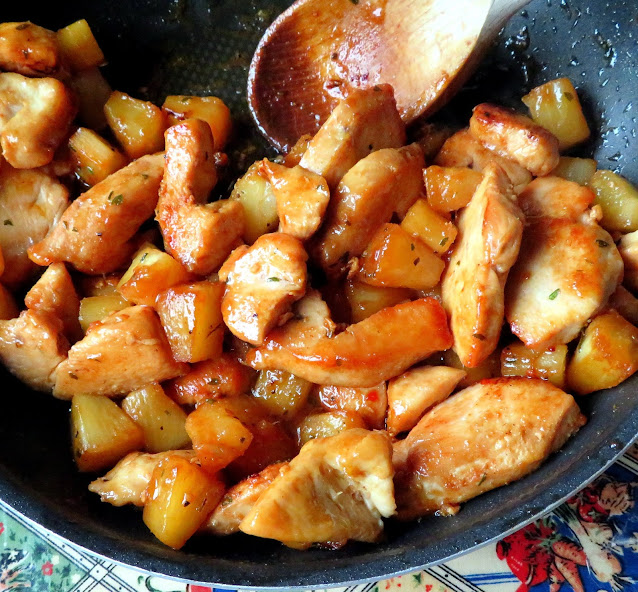 Garlic Butter Pineapple Chicken