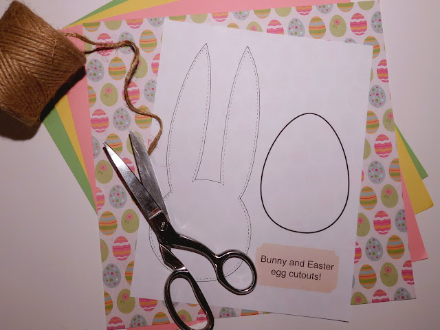 Spruce up your living room and make this, surprisingly easy, Easter banner!