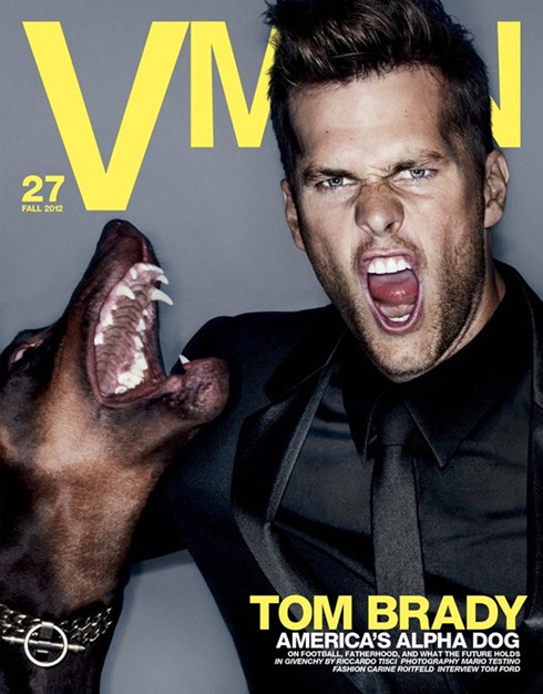 Tom Brady para Vman (Capa)