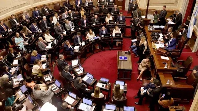 CIMBRONAZO EN EL SENADO: A mano alzada, la Cámara alta aprobó un aumento en sus dietas