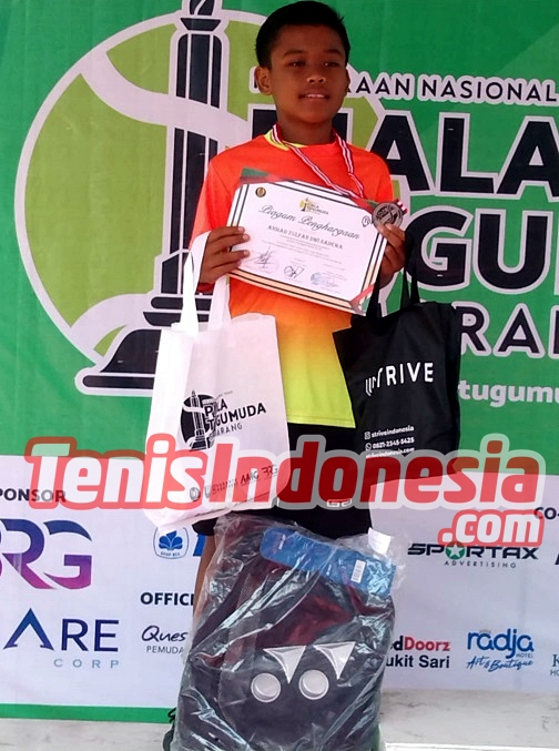 Atlet Binaan President Junior Tennis Club Kediri Ukir Prestasi di Kejurnas Tugu Muda