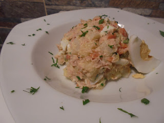 Ensaladilla rusa emplatada, la receta