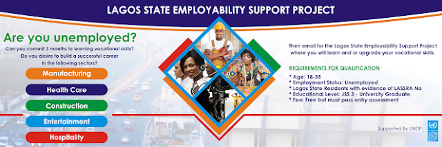 Lagos State Skill Acquisition Youth Empowerment Programme 2019 for Lagos state Residents