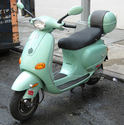 green vespa