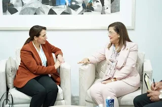 هالة السعيد تلتقي وزيرة التغير المناخي والبيئة بدولة الإمارات لبحث تعزيز سبل التعاون