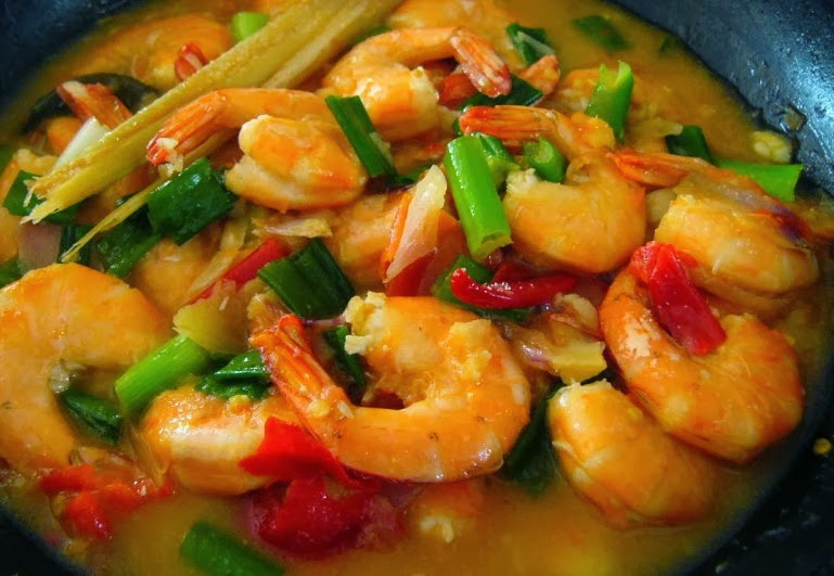 Resep Masakan Indonesia: Resep Udang Garo Rica Pedas