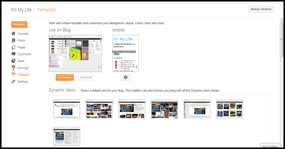 interface blogger yang cun