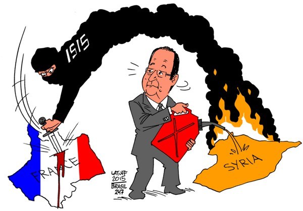 TEHRAN (FNA)- A string of coordinated terrorist attacks in and around the French capital of Paris left 153 people dead and some 200 others injured on Friday. And Parisians are now asking who created ISIL and what the extremist group is doing in Paris. [Cartoon]