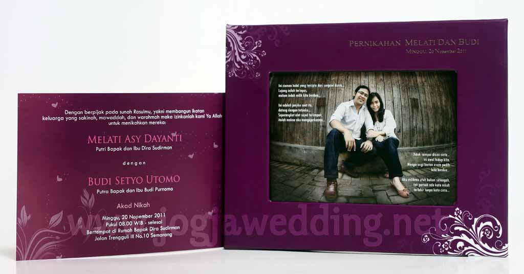 Inspirasi undangan pernikahan unik elegan-foto wedding Jogja