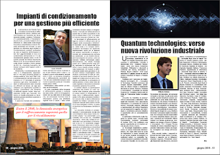 GIUGNO 2018 PAG. 51 - Quantum technologies: verso nuova rivoluzione industriale