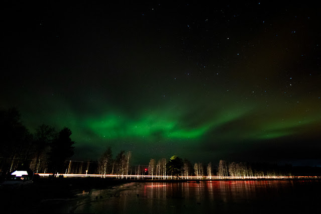 Aurora boreale all'Apukka resort-Rovaniemi