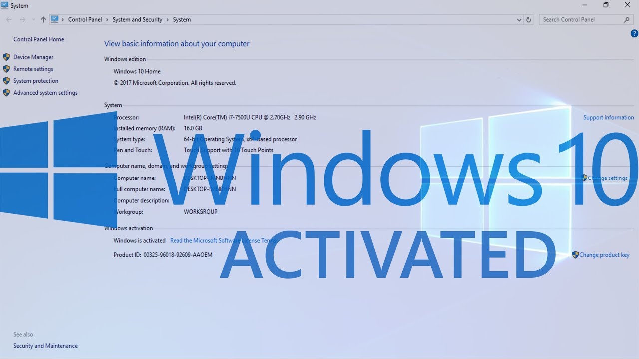 Windows 10 Pro Activation Free All Versions Working 100 Key Yek