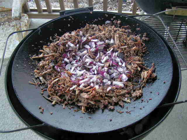 Babyboomerboy's Cooking Blog: My Discada Plow Disk Stir 