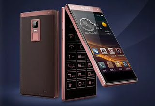 Images and specs of gionee W909 flip phone 