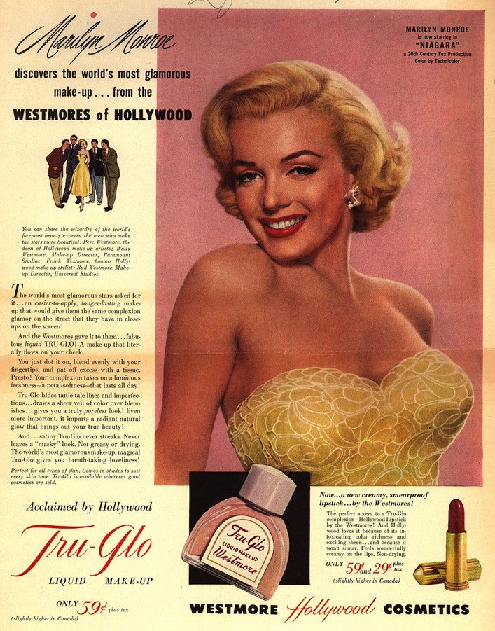 marilyn monroe hairstyles. Foundation Ad