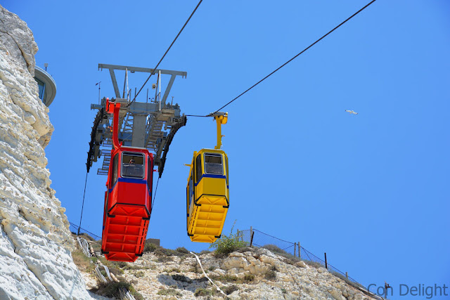 רכבל בראש הנקרה Rosh Hanikra cable cars