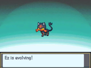 Pokemon Ultra Star DS para NDS Evolucion de Litten a Torracat