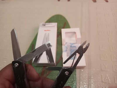 Tampilan QR Code Diujung Kikir NexTool Mini Sailor (Scissors Version)