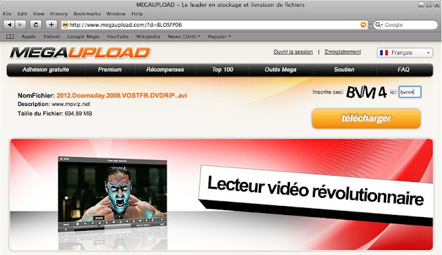 Comment regarder un film sous lien megaupload en streaming