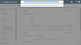 Cara Submit URL DI Google webmaster Tools Tampilan terbaru