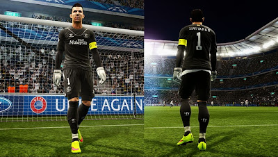 PES 2013 Sevilla Black Gk kit by Vulcanzero