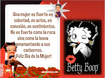 Día de la Mujer! Imágenes con Betty Boop  internacional de la mujer