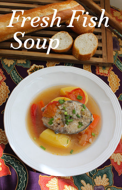 Food Lust People Love: This fresh fish soup recipe makes a nutritious pot of deliciousness, perfect for a chilly winter night, but equally enjoyable on a summer evening because it is so light and flavorful. Best of all, it’s very easy to make.