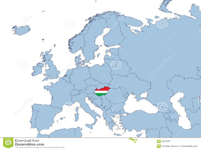 Hungary In Europe Map 